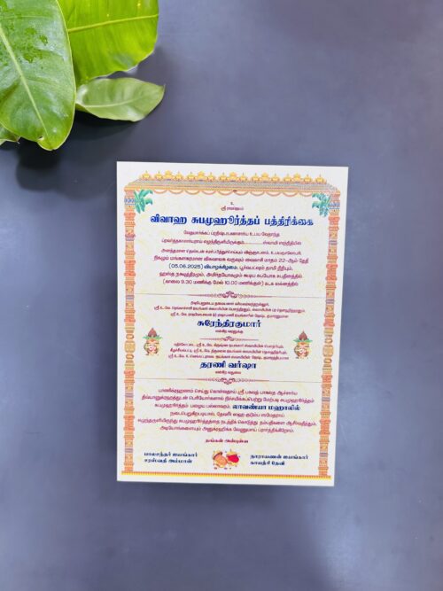 A5 Size Single Card - 4